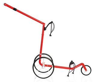 JuCad Carbon Travel Royal Rosso 3.0 carrello elettrico, rosso