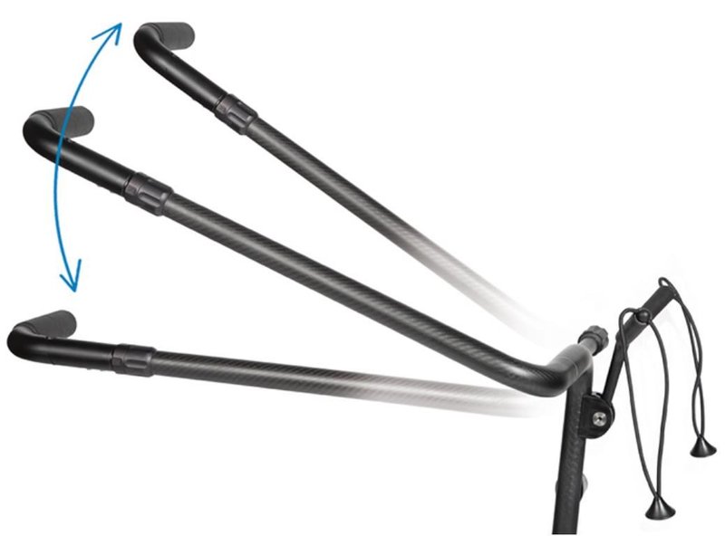 JuCad Carbon Travel Royal Rosso 3.0 carrello elettrico, rosso