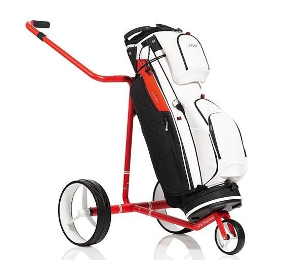 JuCad Carbon Travel Royal Rosso 3.0 carrello elettrico, rosso