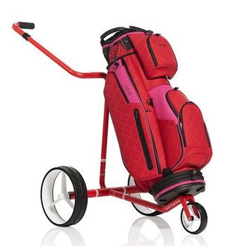 JuCad Carbon Travel Royal Rosso 3.0 carrello elettrico, rosso