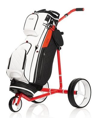 JuCad Carbon Travel Royal Rosso 3.0 carrello elettrico, rosso
