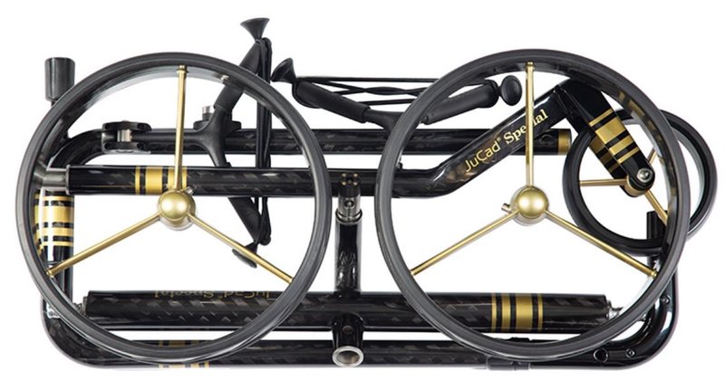 JuCad Carbon Travel Special 3.0 carrello elettrico, nero