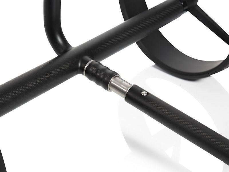 JuCad Carbon drive Classic 3.0 carrello elettrico, nero