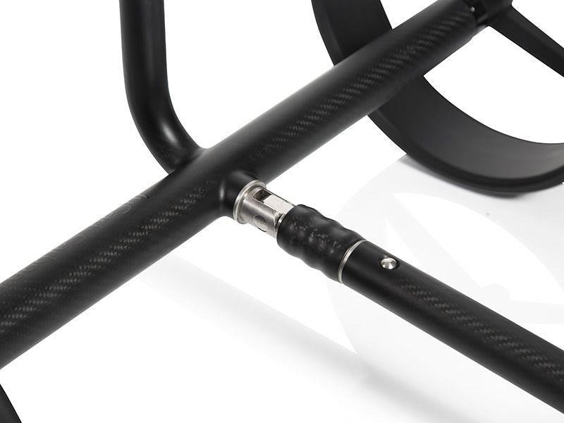 JuCad Carbon drive Classic 3.0 carrello elettrico, nero