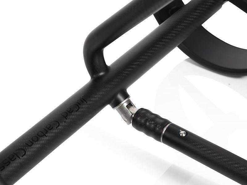 JuCad Carbon drive Classic 3.0 carrello elettrico, nero