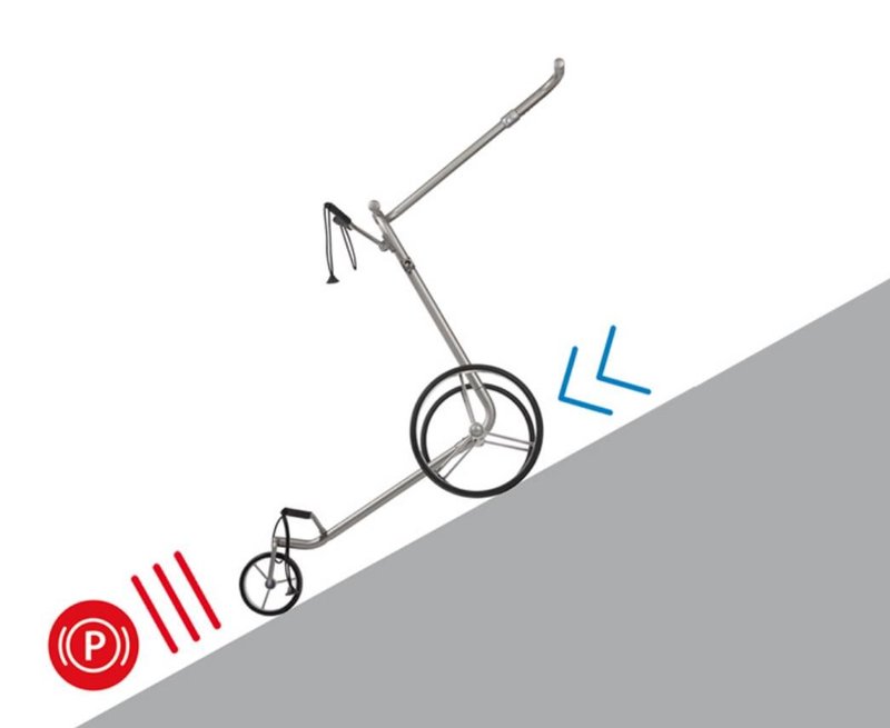 JuCad drive Stainless Steel 3.0 carrello elettrico, argento