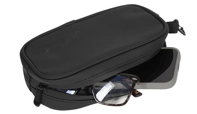 JuCad JuCad golf bag clip-on bag, leather design, borsa, nero