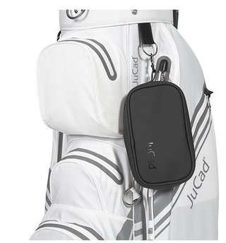JuCad JuCad golf bag clip-on bag, leather design, borsa, nero