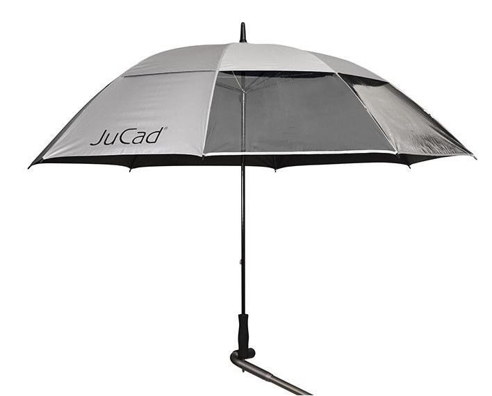 JuCad JuCad windproof & window umbrella with pin 68" silver UV protection, argento