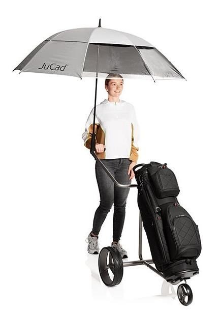 JuCad JuCad windproof & window umbrella with pin 68" silver UV protection, argento