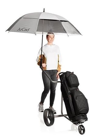 JuCad JuCad windproof & window umbrella with pin 68" silver UV protection, argento