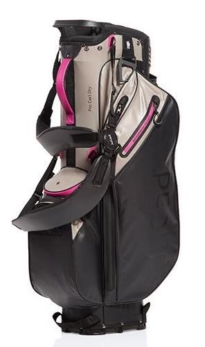 JuCad Bag 3in1 Pro Dry cart bag, nero/grigio/rosa