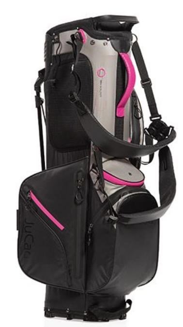 JuCad Bag 3in1 Pro Dry cart bag, nero/grigio/rosa