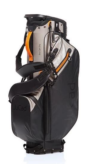 JuCad Bag 3in1 Pro Dry cart bag, nero/grigio/arancione