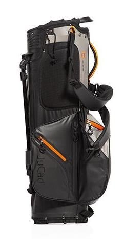 JuCad Bag 3in1 Pro Dry cart bag, nero/grigio/arancione