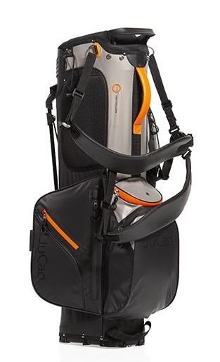 JuCad Bag 3in1 Pro Dry cart bag, nero/grigio/arancione