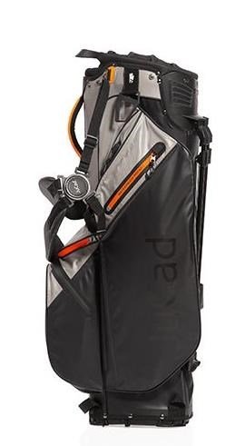JuCad Bag 3in1 Pro Dry cart bag, nero/grigio/arancione