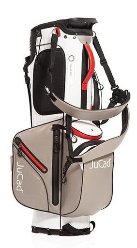 JuCad Bag 3in1 Pro Dry cart bag, bianco/grigio/rosso