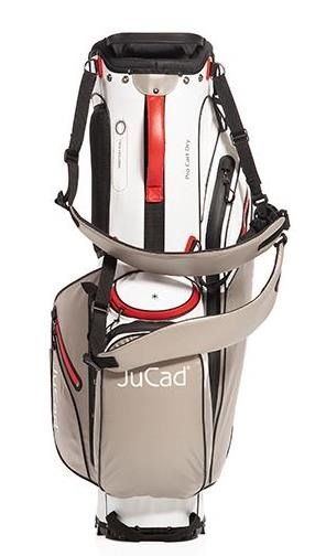 JuCad Bag 3in1 Pro Dry cart bag, bianco/grigio/rosso