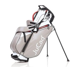 JuCad Bag 3in1 Pro Dry cart bag, bianco/grigio/rosso