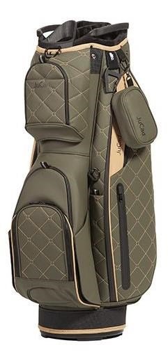 JuCad First Class cart bag, verde scuro/beige