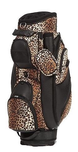 JuCad Style cart bag, nero/leopard