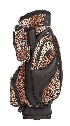 JuCad Style cart bag, nero/leopard