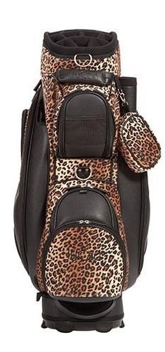JuCad Style cart bag, nero/leopard