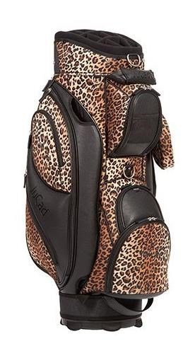 JuCad Style cart bag, nero/leopard