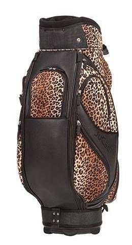 JuCad Style cart bag, nero/leopard