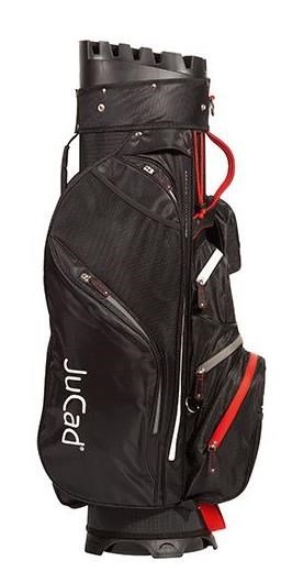 JuCad Manager Waterstop cart bag, nero/rosso/grigio