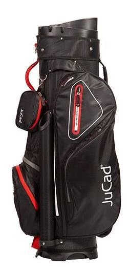 JuCad Manager Waterstop cart bag, nero/rosso/grigio