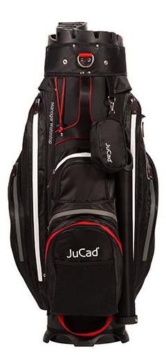 JuCad Manager Waterstop cart bag, nero/rosso/grigio