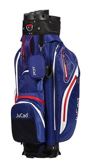 JuCad Manager Waterstop cart bag, blu/bianco/rosso