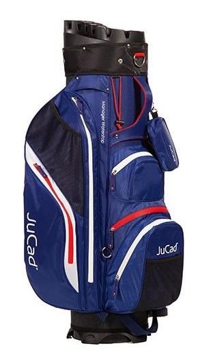JuCad Manager Waterstop cart bag, blu/bianco/rosso