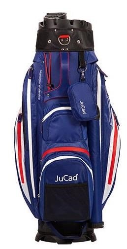 JuCad Manager Waterstop cart bag, blu/bianco/rosso