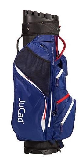 JuCad Manager Waterstop cart bag, blu/bianco/rosso