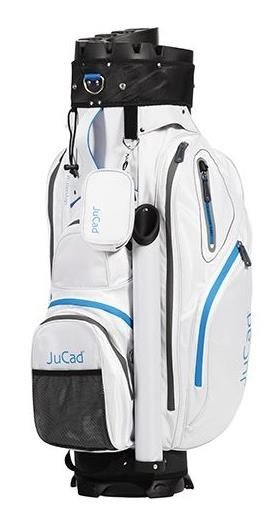 JuCad Manager Waterstop cart bag, bianco/blu/grigio