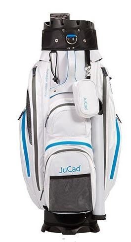JuCad Manager Waterstop cart bag, bianco/blu/grigio