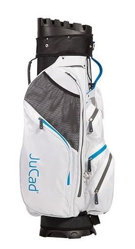 JuCad Manager Waterstop cart bag, bianco/blu/grigio