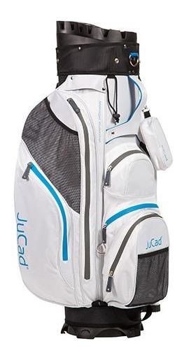 JuCad Manager Waterstop cart bag, bianco/blu/grigio
