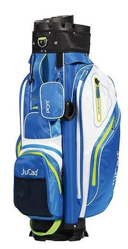 JuCad Manager Waterstop cart bag, blu/bianco/verde