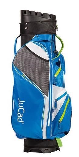 JuCad Manager Waterstop cart bag, blu/bianco/verde
