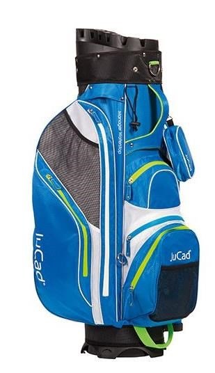 JuCad Manager Waterstop cart bag, blu/bianco/verde