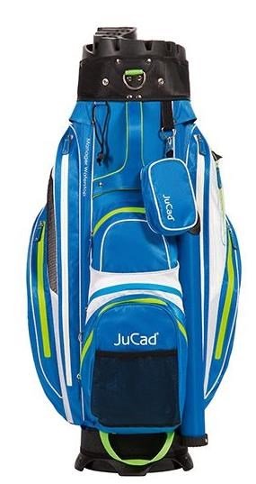 JuCad Manager Waterstop cart bag, blu/bianco/verde
