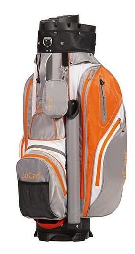 JuCad Manager Waterstop cart bag, grigio chiaro/bianco/arancione