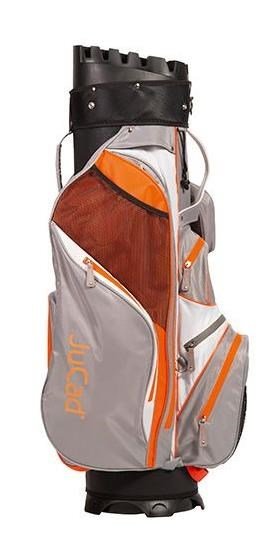 JuCad Manager Waterstop cart bag, grigio chiaro/bianco/arancione