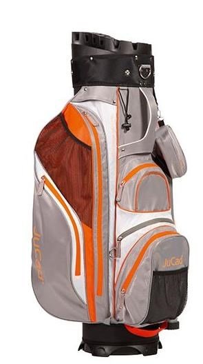 JuCad Manager Waterstop cart bag, grigio chiaro/bianco/arancione