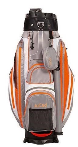 JuCad Manager Waterstop cart bag, grigio chiaro/bianco/arancione