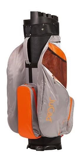 JuCad Manager Waterstop cart bag, grigio chiaro/bianco/arancione